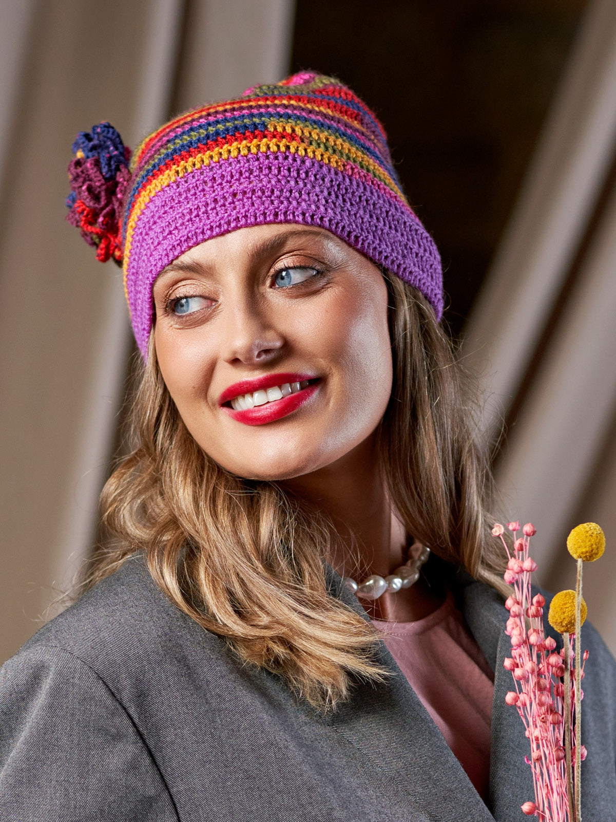 Hayley - Knitted and Crochet Hats Pattern by Zandra Rhodes – West