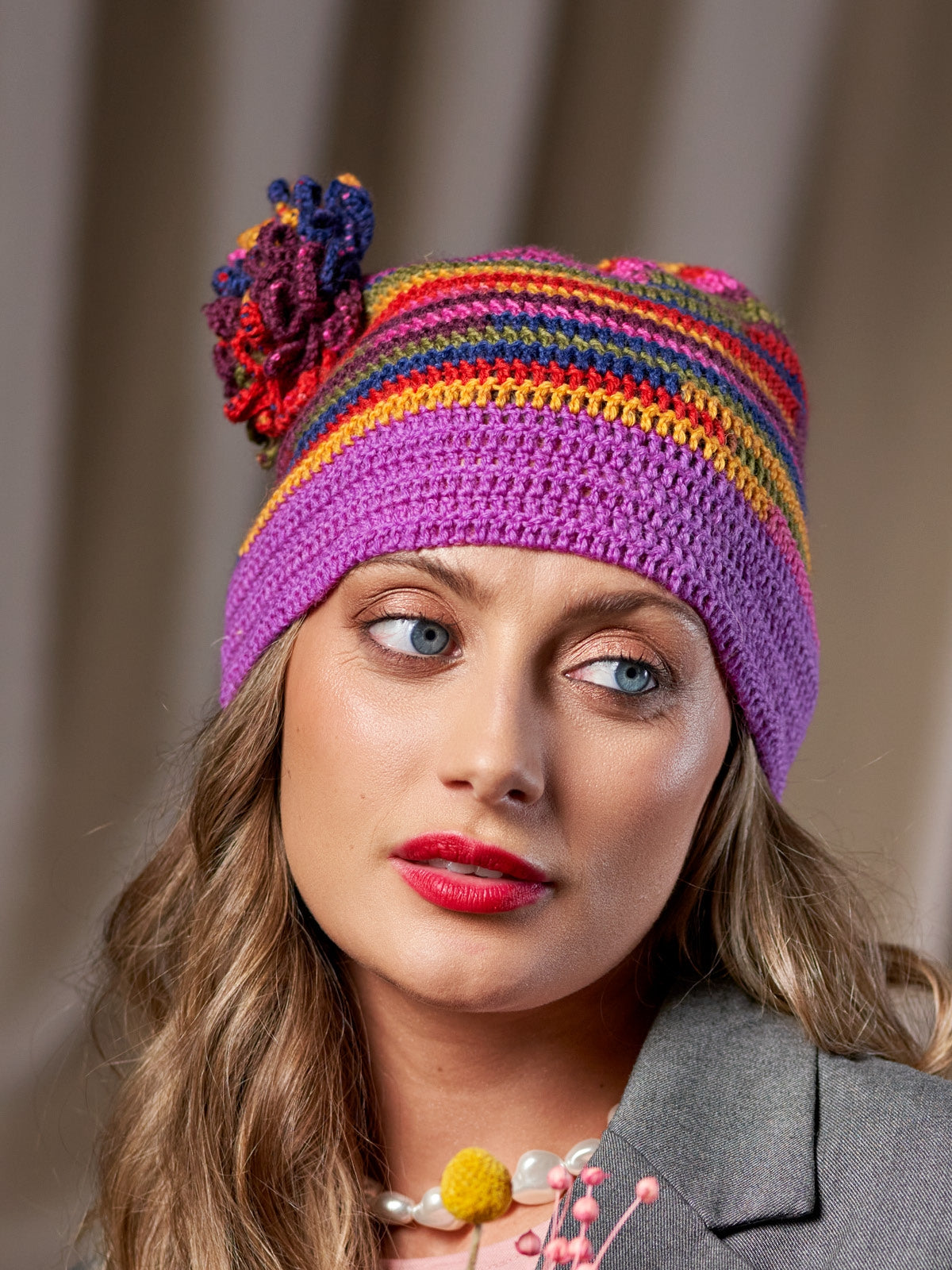 Hayley - Knitted and Crochet Hats Pattern by Zandra Rhodes – West