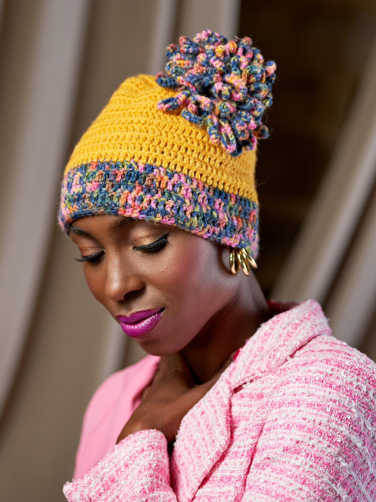 Hayley - Knitted and Crochet Hats Pattern by Zandra Rhodes – West