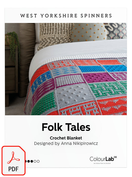 Folk Tales - Crochet Blanket Pattern by Anna Nikipirowicz