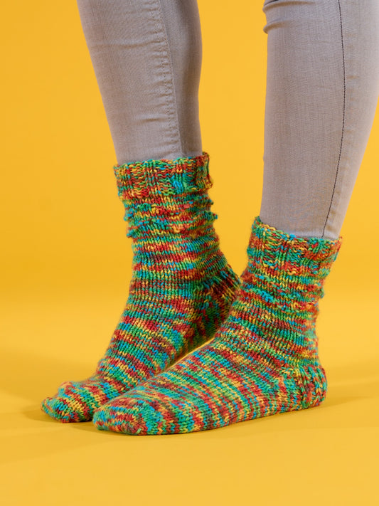Sound Waves - Socks Pattern by Winwick Mum