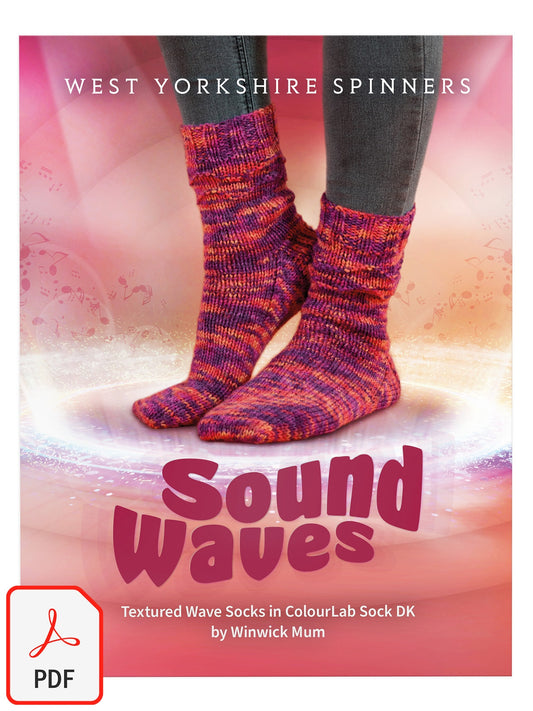 Sound Waves - Socks Pattern by Winwick Mum