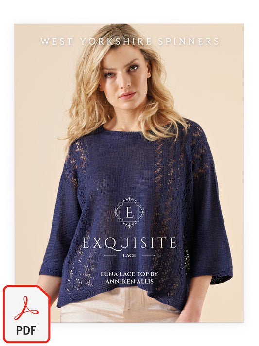 Luna - Lace Top Pattern by Anniken Allis
