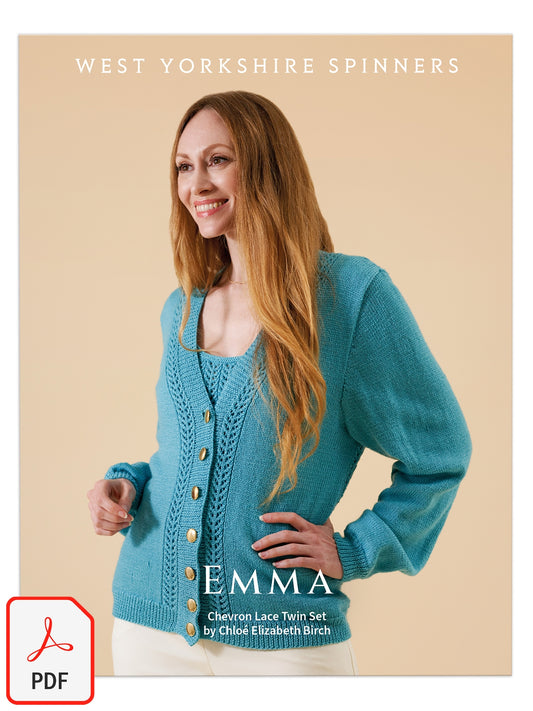 Emma - Chevron Lace Twin Set Pattern by Chloé Elizabeth Birch