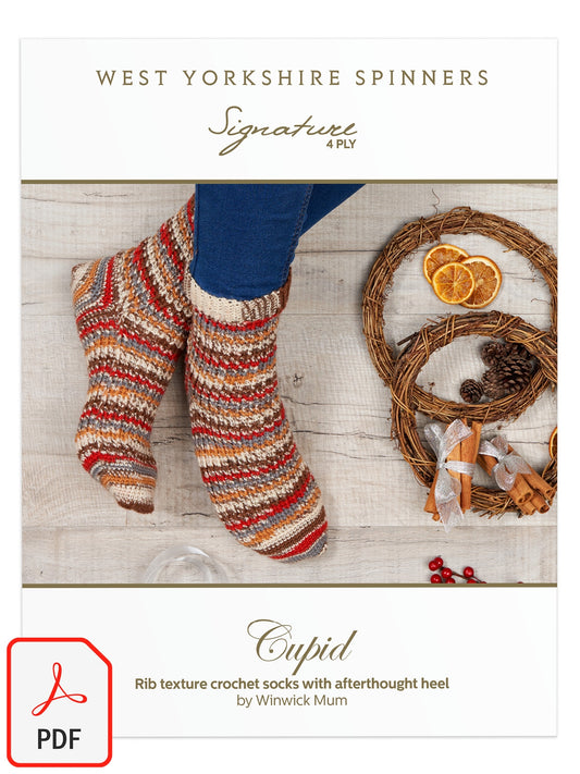 Cupid - Crochet Socks Pattern by Anna Nikipirowicz