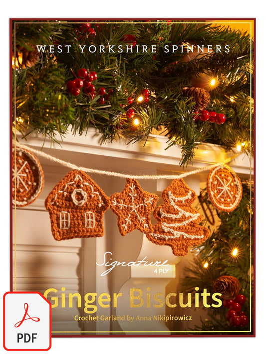 Ginger Biscuits - Crochet Garland Pattern by Anna Nikipirowicz
