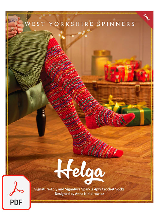 Helga - Crochet Socks Pattern by Anna Nikipirowicz